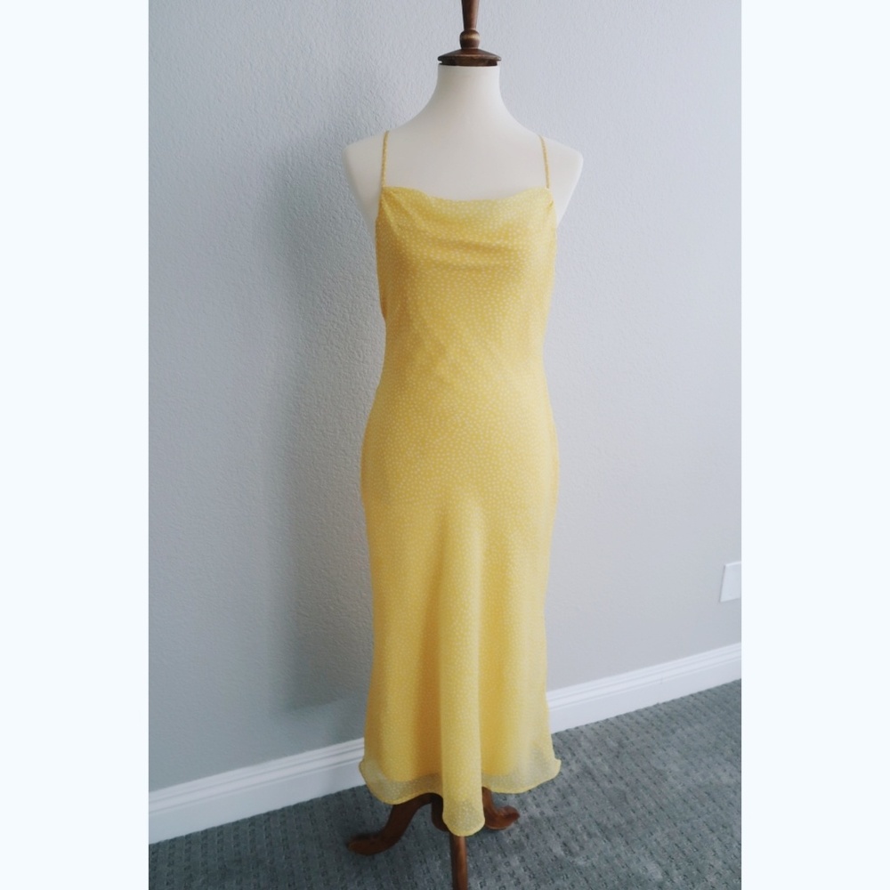 Yellow Polka Dot Maxi